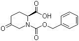 structure of CAS# 117836-14-3, (2S)-5-氧代-1,2-哌啶二甲酸 1-苄酯