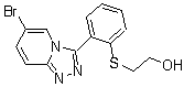 CAS # 1178560-66-1, 2-[[2-(6-Bromo-1,2,4-triazolo[4,3-a]pyridin-3-yl)phenyl]thio]ethanol