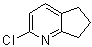 structure of CAS# 117890-55-8, 2-Chloro-6,7-dihydro-5H-cyclopenta[b]pyridine