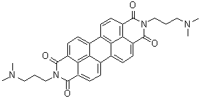 CAS 登录号：117901-97-0, 2,9-二[3-(二甲基氨基)丙基]蒽并[2,1,9-def:6,5,10-d'e'f']二异喹啉-1,3,8,10(2H,9H)-四酮