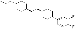 structure of CAS# 117943-37-0, 1,2-二氟-4-[反式-4-[2-(反式-4-丙基环己基)乙基]环己基]苯