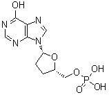 CAS 登录号：117947-01-0, 2',3'-二脱氧肌苷 5'-磷酸酯