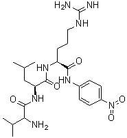 CAS 登录号：117961-22-5, DL-缬氨酰-L-亮氨酰-N-(4-硝基苯基)-L-精氨酰胺