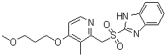 CAS 登录号：117976-47-3, 雷贝拉唑砜