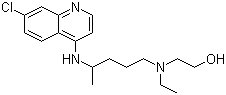structure of CAS# 118-42-3, 羟氯喹