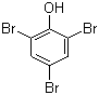 structure of CAS# 118-79-6, 2,4,6-Tribromophenol