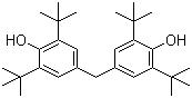 structure of CAS# 118-82-1, 4,4'-Methylenebis(2,6-di-tert-butylphenol)