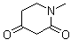 structure of CAS# 118263-97-1, 1-Methyl-2,4-piperidinedione