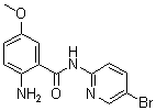 CAS 登录号：1183630-61-6, 2-氨基-N-(5-溴-2-吡啶基)-5-甲氧基苯甲酰胺