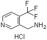 CAS 登录号：1185138-23-1, 4-三氟甲基-3-吡啶甲胺盐酸盐