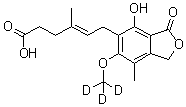 CAS 登录号：1185242-90-3, 三氘代麦可酚酸