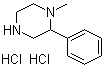 CAS # 1185293-45-1, 1-Methyl-2-phenylpiperazine hydrochloride