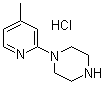 CAS 登录号：1185306-81-3, 1-(4-甲基-2-吡啶基)哌嗪盐酸盐