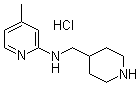 CAS 登录号：1185306-92-6, 4-甲基-N-(4-哌啶基甲基)-2-吡啶胺盐酸盐