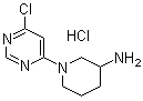 CAS # 1185307-01-0, 1-(6-Chloro-4-pyrimidinyl)-3-piperidinamine hydrochloride