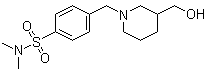 CAS # 1185307-93-0, 4-[[3-(Hydroxymethyl)-1-piperidinyl]methyl]-N,N-dimethylbenzenesulfonamide