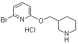 CAS # 1185308-11-5, 2-Bromo-6-(3-piperidinylmethoxy)pyridine hydrochloride