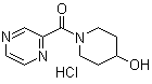 CAS # 1185309-12-9, (4-Hydroxy-1-piperidinyl)-2-pyrazinylmethanone hydrochloride