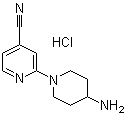 CAS # 1185309-64-1, 2-(4-Amino-1-piperidinyl)-4-pyridinecarbonitrile hydrochloride