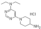 CAS # 1185310-82-0, 6-(4-Amino-1-piperidinyl)-N,N-diethyl-4-pyrimidinamine hydrochloride