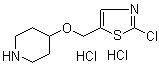 CAS 登录号：1185311-06-1, 4-[(2-氯-5-噻唑基)甲氧基]哌啶盐酸盐