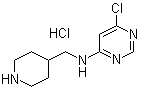 CAS # 1185311-52-7, 6-Chloro-N-(4-piperidinylmethyl)-4-pyrimidinamine hydrochloride