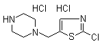 CAS # 1185312-01-9, 1-[(2-Chloro-5-thiazolyl)methyl]piperazine hydrochloride