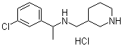 CAS # 1185312-85-9, N-[1-(3-Chlorophenyl)ethyl]-3-piperidinemethanamine hydrochloride