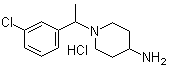 structure of CAS# 1185312-95-1, 1-[1-(3-氯苯基)乙基]-4-哌啶胺盐酸盐