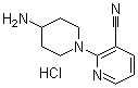 CAS # 1185316-16-8, 2-(4-Amino-1-piperidinyl)-3-pyridinecarbonitrile hydrochloride