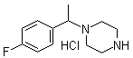 CAS # 1185317-19-4, 1-[1-(4-Fluorophenyl)ethyl]piperazine hydrochloride