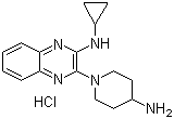 CAS # 1185317-78-5, 3-(4-Amino-1-piperidinyl)-N-cyclopropyl-2-quinoxalinamine hydrochloride
