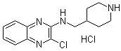 CAS 登录号：1185319-40-7, 3-氯-N-(4-哌啶基甲基)-2-喹喔啉胺盐酸盐