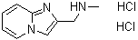 structure of CAS# 1185425-82-4, N-甲基-咪唑并[1,2-a]吡啶-2-甲胺二盐酸盐