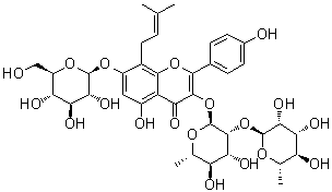 structure of CAS# 118544-18-6, 宝藿苷 V
