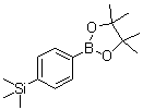 structure of CAS# 1186026-67-4, 4-三甲基硅烷基苯硼酸频哪醇酯