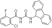 CAS 登录号：1186372-20-2, 2-氯-N-[(9H-芴-9-氨基)羰基]-6-氟苯甲酰胺