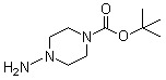 structure of CAS# 118753-66-5, tert-Butyl 4-aminopiperazine-1-carboxylate