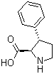 structure of CAS# 118758-50-2, 反式-3-苯基-D-脯氨酸