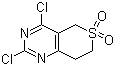 structure of CAS# 1187830-50-7, 2,4-二氯-7,8-二氢-5H-噻喃并[4,3-d]嘧啶 6,6-二氧化物