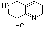 structure of CAS# 1187830-51-8, 5,6,7,8-Tetrahydro-1,6-naphthyridine hydrochloride