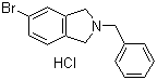 structure of CAS# 1187830-70-1, 5-溴-2,3-二氢-2-(苯基甲基)-1H-异吲哚盐酸盐