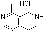 structure of CAS# 1187830-73-4, 5,6,7,8-四氢-4-甲基吡啶并[4,3-d]嘧啶盐酸盐