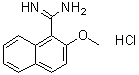 CAS 登录号：1187929-11-8, 2-甲氧基-1-萘甲脒盐酸盐