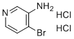 structure of CAS# 1187932-30-4, 4-Bromopyridin-3-amine dihydrochloride