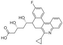 structure of CAS# 1187966-91-1, Pitavastatin Impurity 1