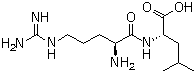 L-精氨酰-L-亮氨酸分子结构 (CAS 1188-24-5)