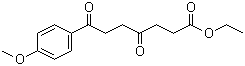 structure of CAS# 1188265-06-6, 4,7-Dioxo-7-(4-methoxyphenyl)heptanoic acid ethyl ester