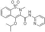 CAS 登录号：118854-49-2, 2-甲基-4-(1-甲基乙氧基)-N-(2-吡啶基)-2H-1,2-苯并噻嗪-3-甲酰胺 1,1-二氧化物
