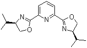 structure of CAS# 118949-61-4, 2,6-双[(4S)-(-)-异丙基-2-恶唑啉-2-基]吡啶